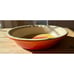 Le Creuset Stoneware Pie Dish 9 Dimpled Edges, Volcanic Orange NEW