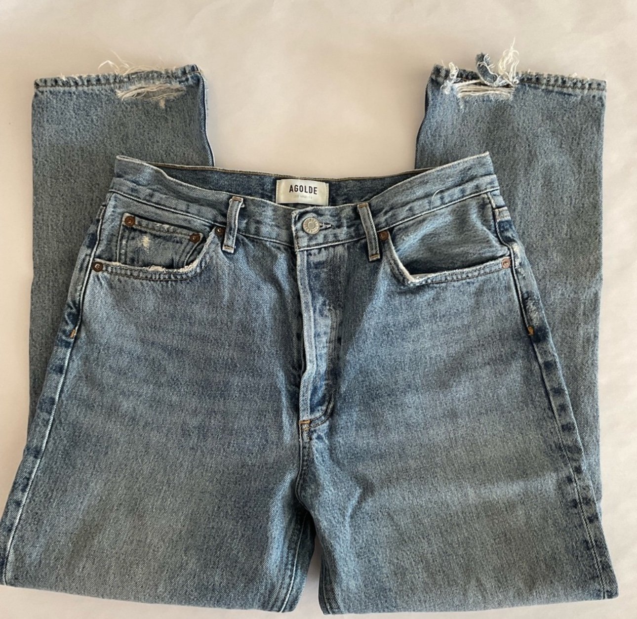 AGOLDE 90'S PINCH WAIST HIGH RISE STRAIGHT