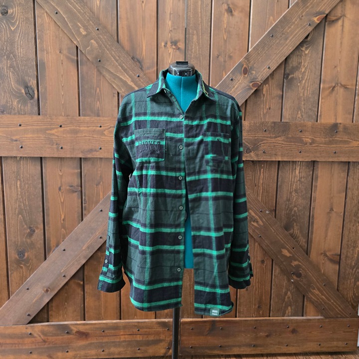 wicked x cakeworthy elphaba thropp flannel size 2xl
