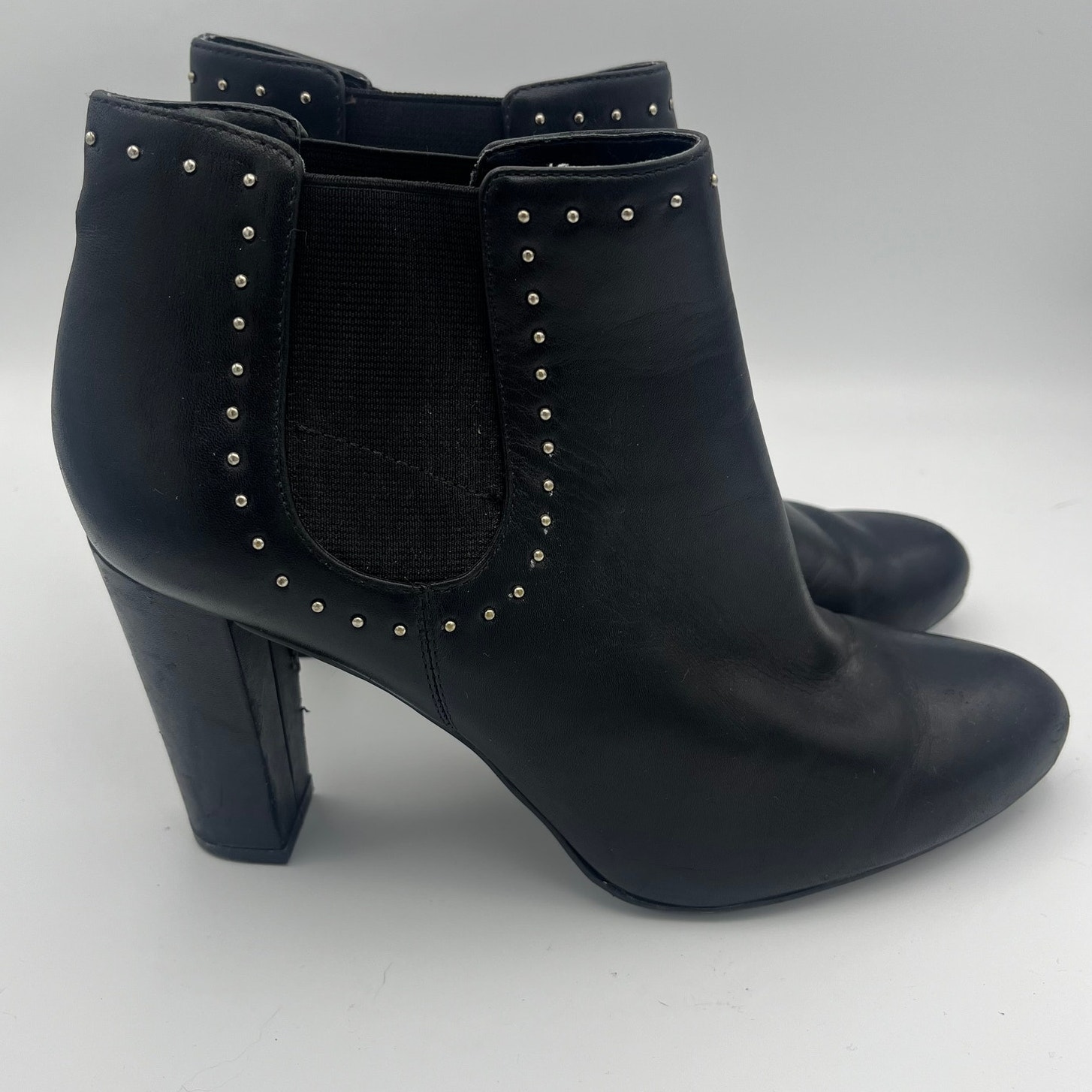 Lauren Ralph Lauren Women's Vivianne Black Leather Booties Size 8B