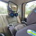 XOOL Car Fan, Electric Car Fans for Rear Seat Passenger Portable Car Seat Fan He