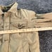 Hollister Military Jacket Mens Small Heavy Duty Canvas Sherpa Utility Beige