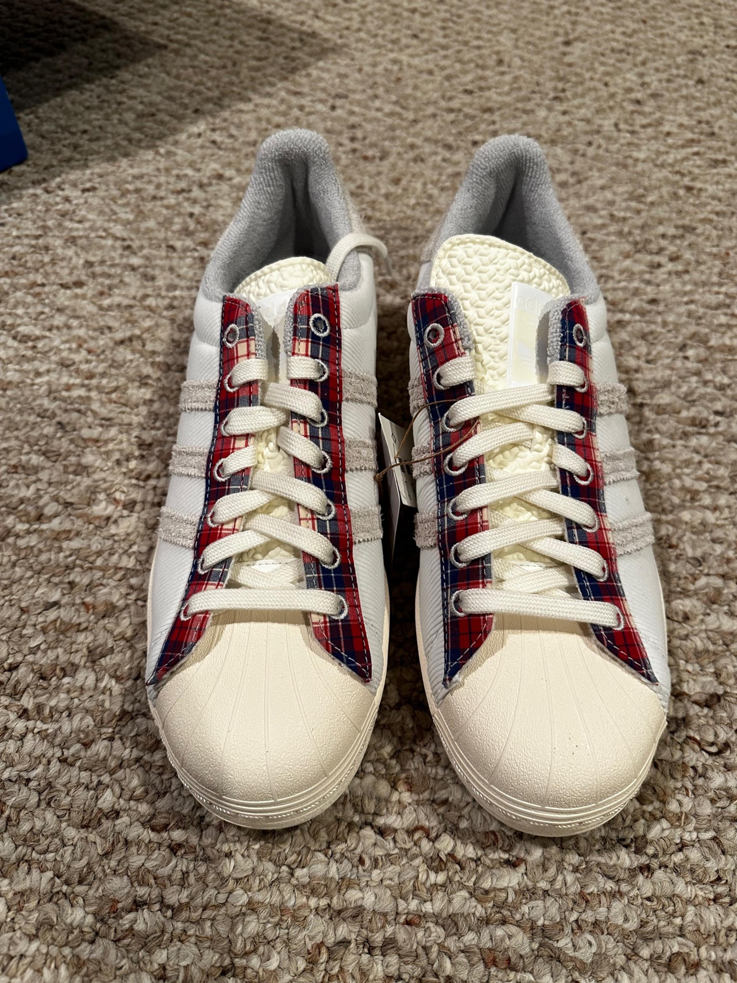 Mens adidas SUPERSTAR Wonder White / Cloud White / Crystal White H00213 Shoes