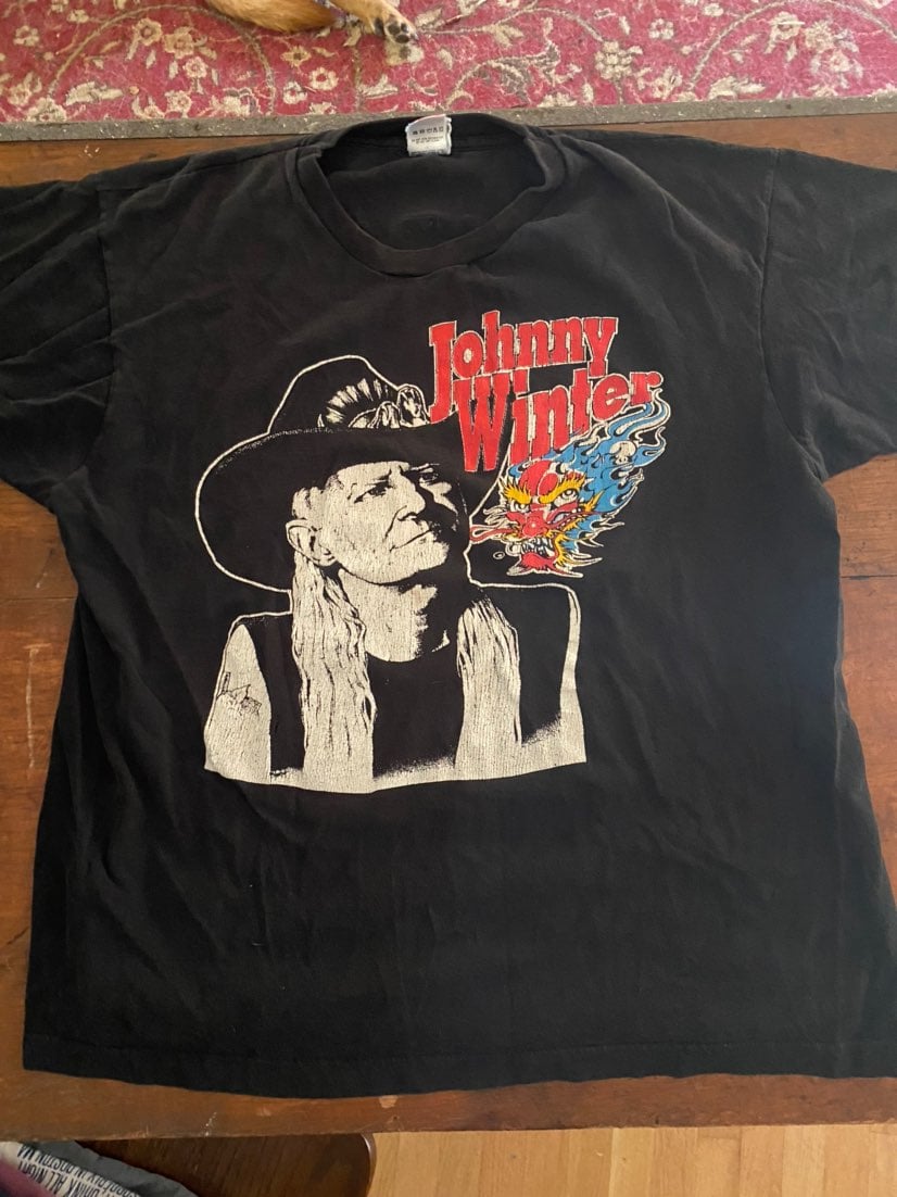 Vintage Johnny Winter '91 Tour Shirt