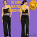 VICTORIA'S SECRET LG BLACK Velour Bomber Jacket & Pants