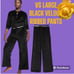 VICTORIA'S SECRET LG BLACK Velour Bomber Jacket & Pants