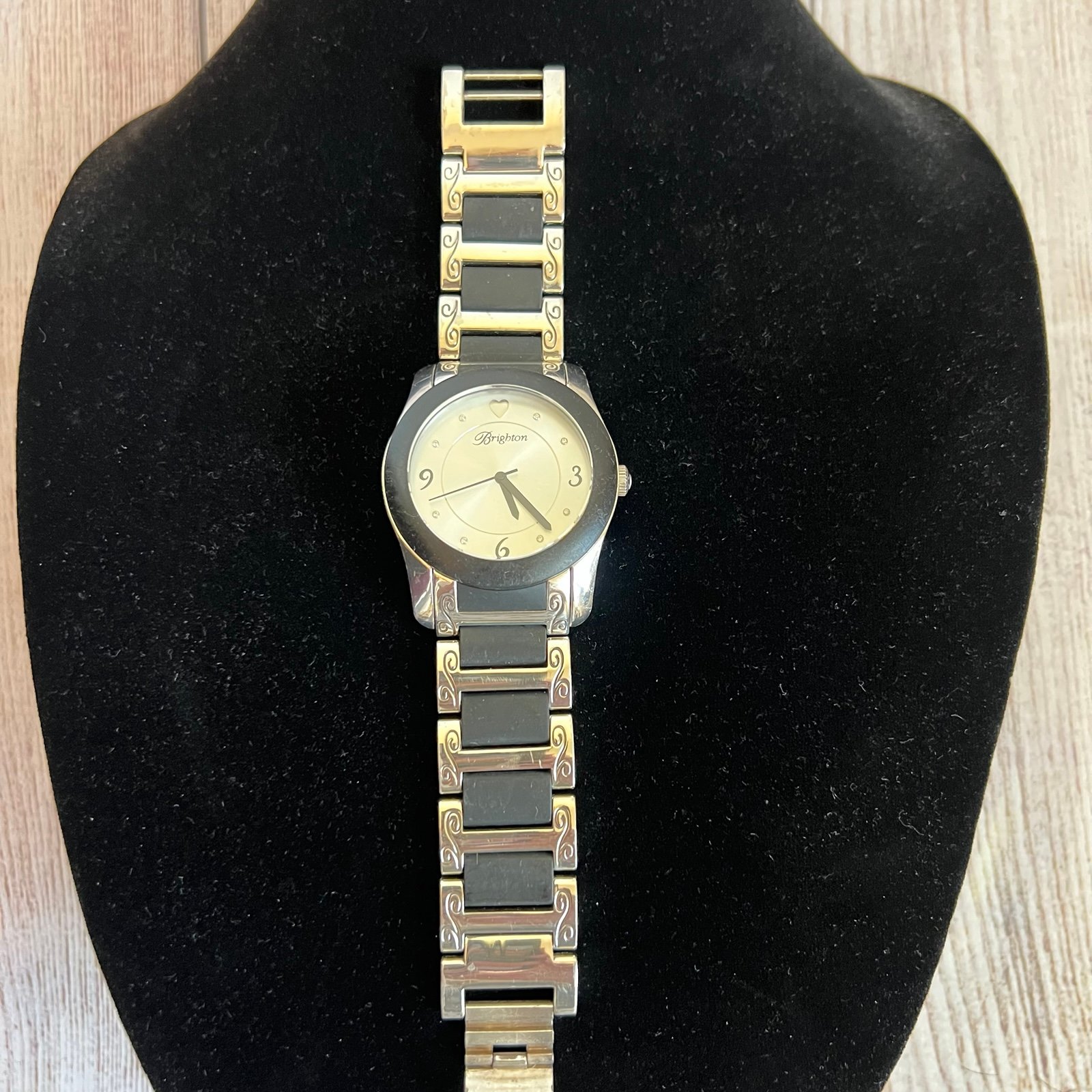 BRIGHTON Brooklyn Watch Black & Silver