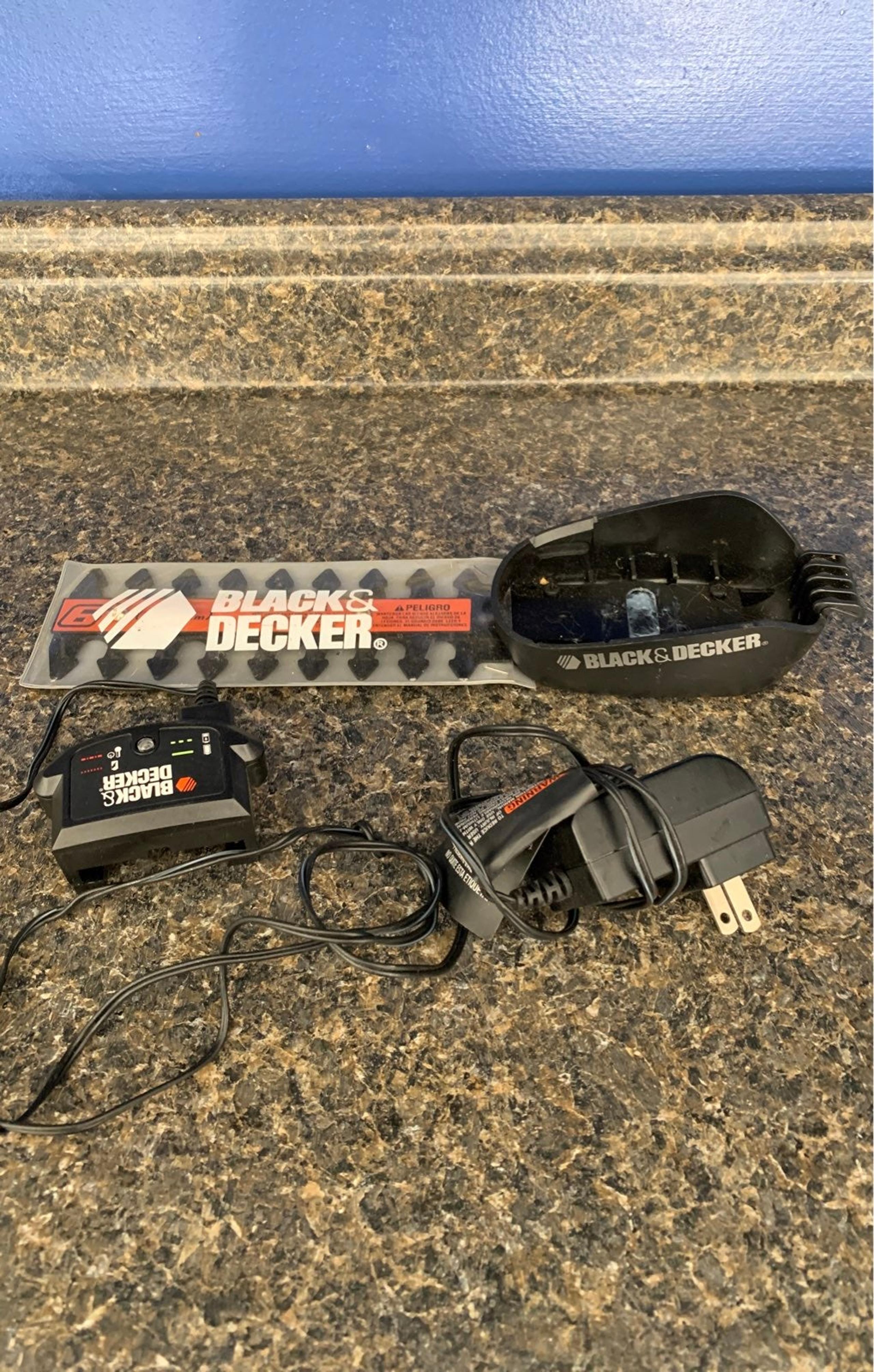 Black & Decker charger and  small hedger