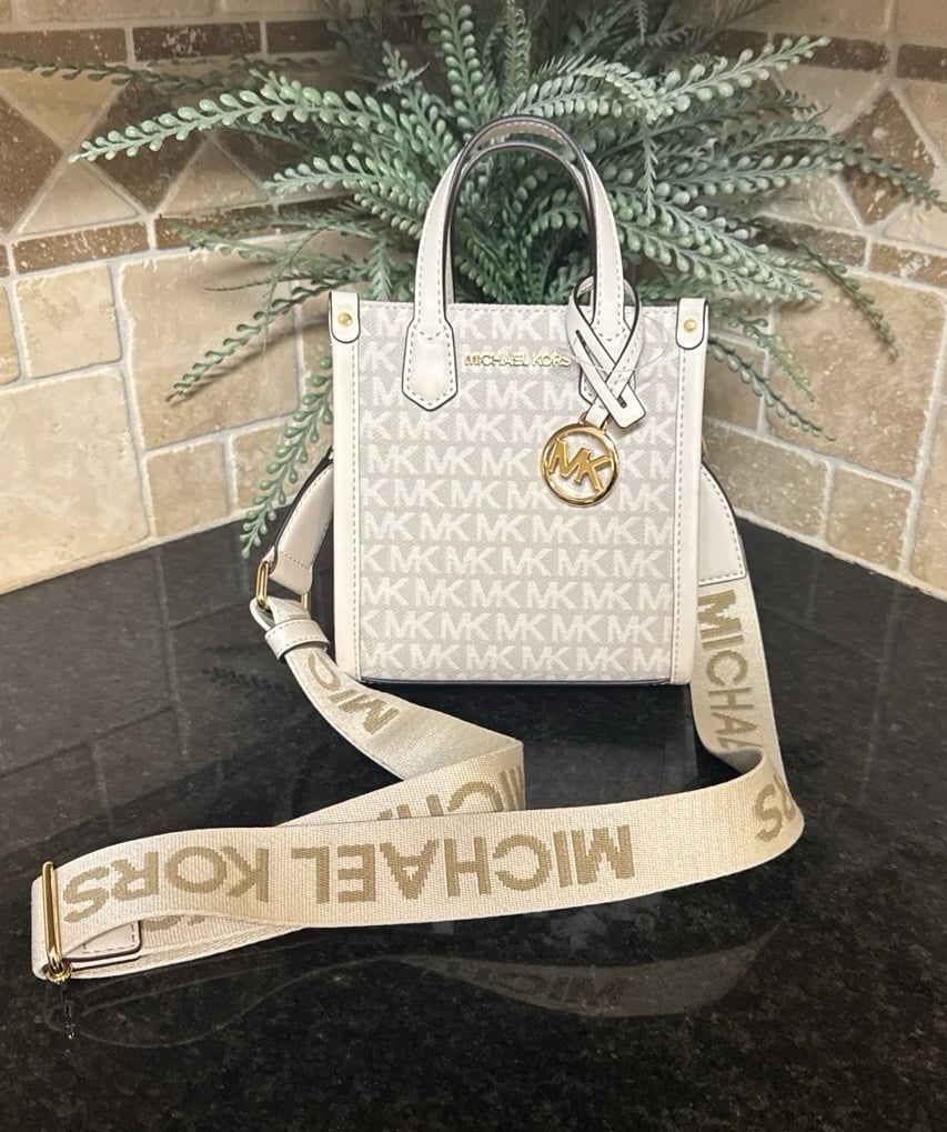 Michael Kors Maple XS NS Natural Multi-Shopper Crossbody Bag