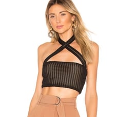 Revolve Privacy Please Janis Halter Crop Top XXS