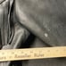 Harley Davidson Leather Motorcycle Jacket Black Women’s Large Fringe Belt Silver
