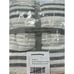 Anthropologie Frida Black White Striped Shower Curtain