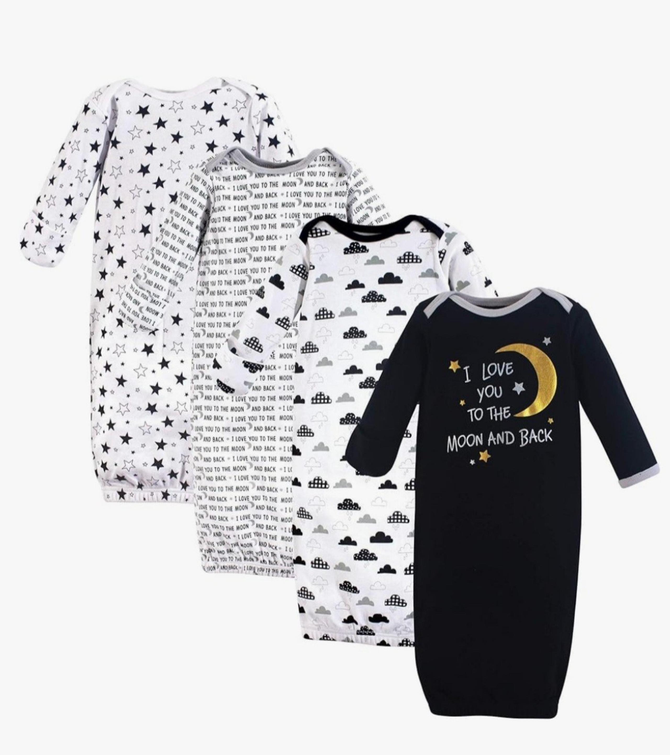 Hudson Baby Sleep Gowns Size 0- 6 Mos