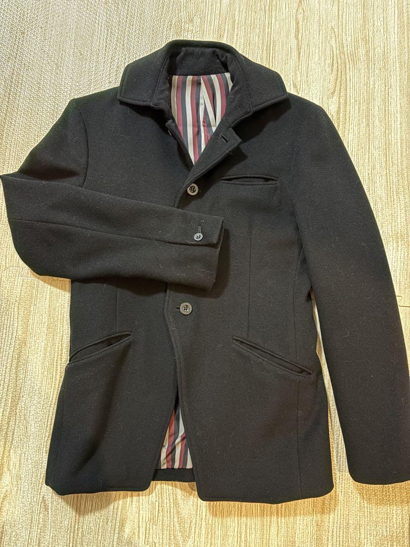 ZAZOUS Black Wool Coat Size 36
