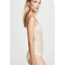 CALVIN KLEIN sleepwear écru lace bodysuit, size L, NWOT