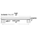 Bath 18 Towel Bar in Polished Chrome from Alno Creations