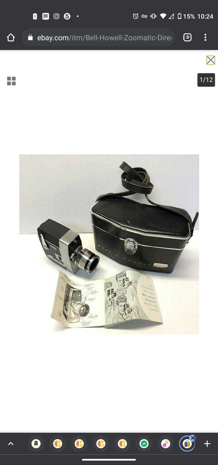 Vintage iconic °Bell&Howell° Zoomatic Directors edition camera