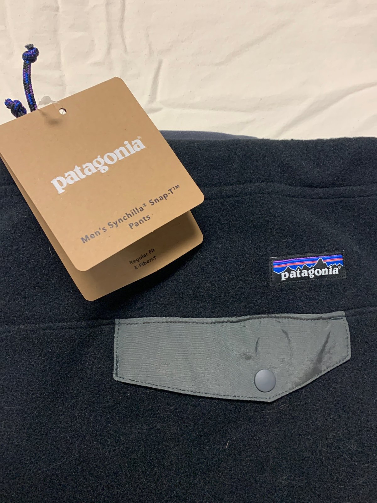 Patagonia fleece pants- XL NEW