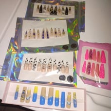 Five sets of nails