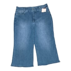NWT NYDJ Mr Major wide leg Capri compass lift tuck cool embrace size 16P