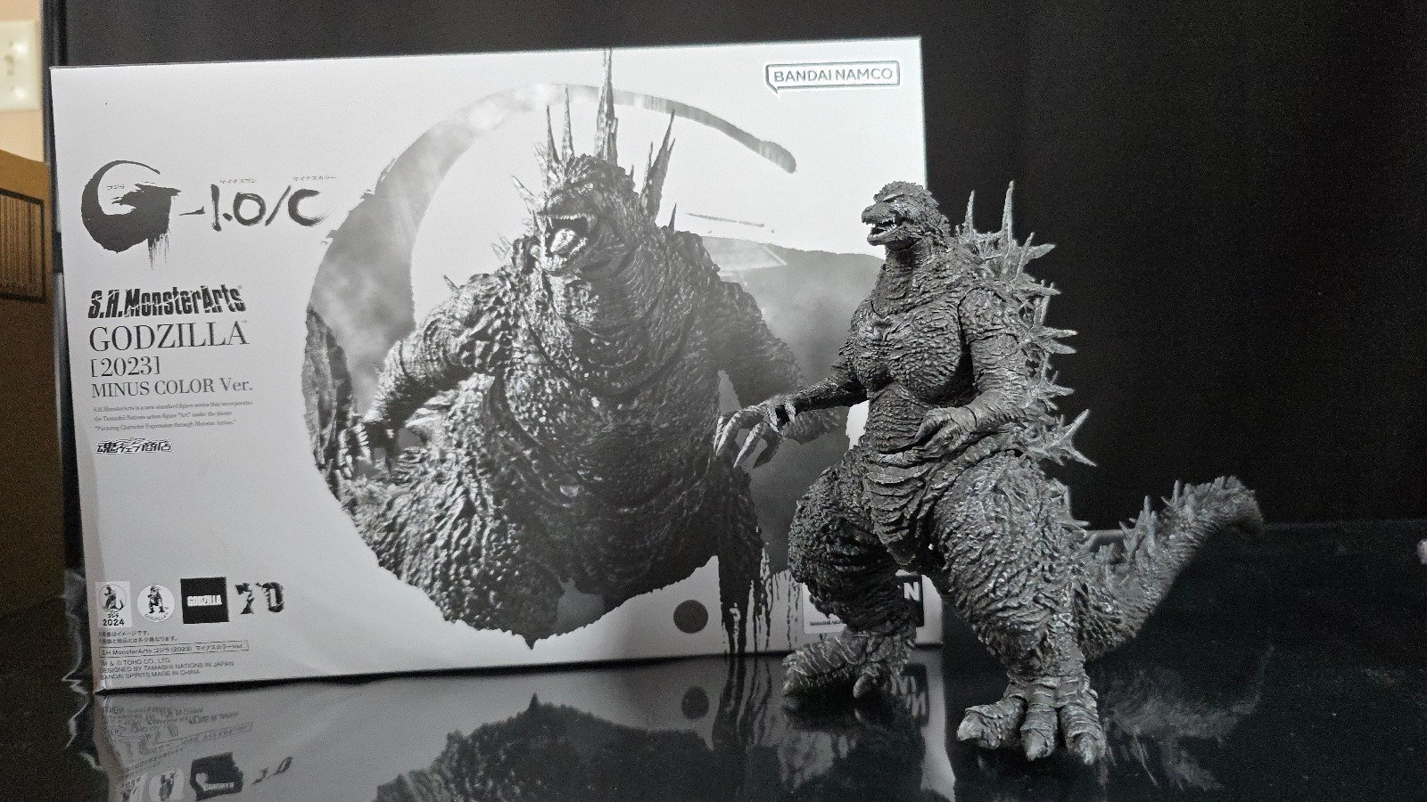 S.H.MonsterArts Godzilla 2023 minus color ver