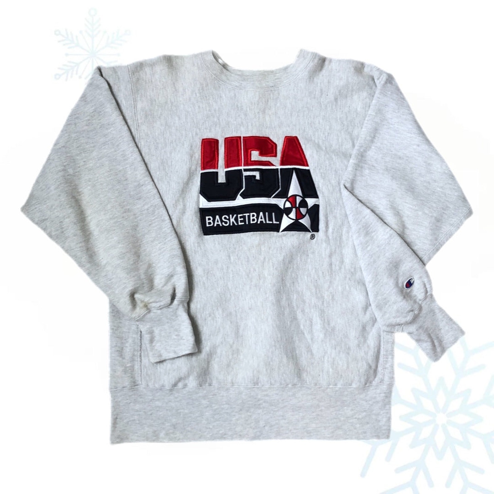 Vintage USA Basketball Olympics Champion Reverse Weave Crewneck Sweatshirt Large