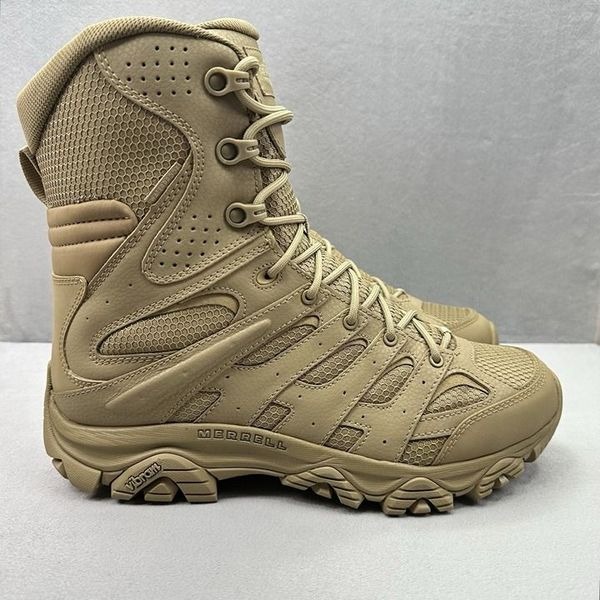 Merrell Moab 3 Tactical 8" Boots Men’s Size 12 Zip Waterproof Military J004107