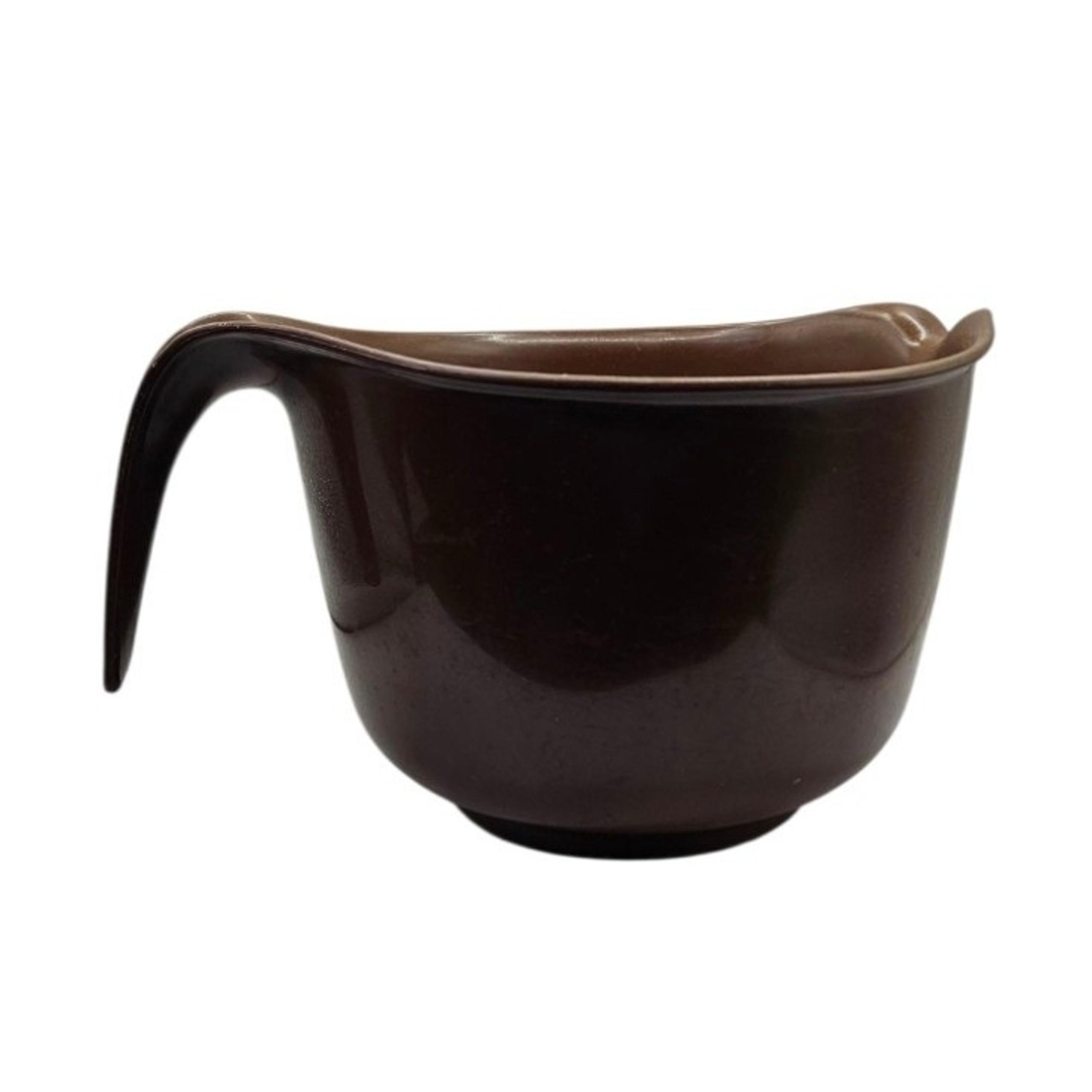 Rubbermaid Brown 3 Qt 12 Cup Batter Bowl Grip N Mix Measuring Vintage
