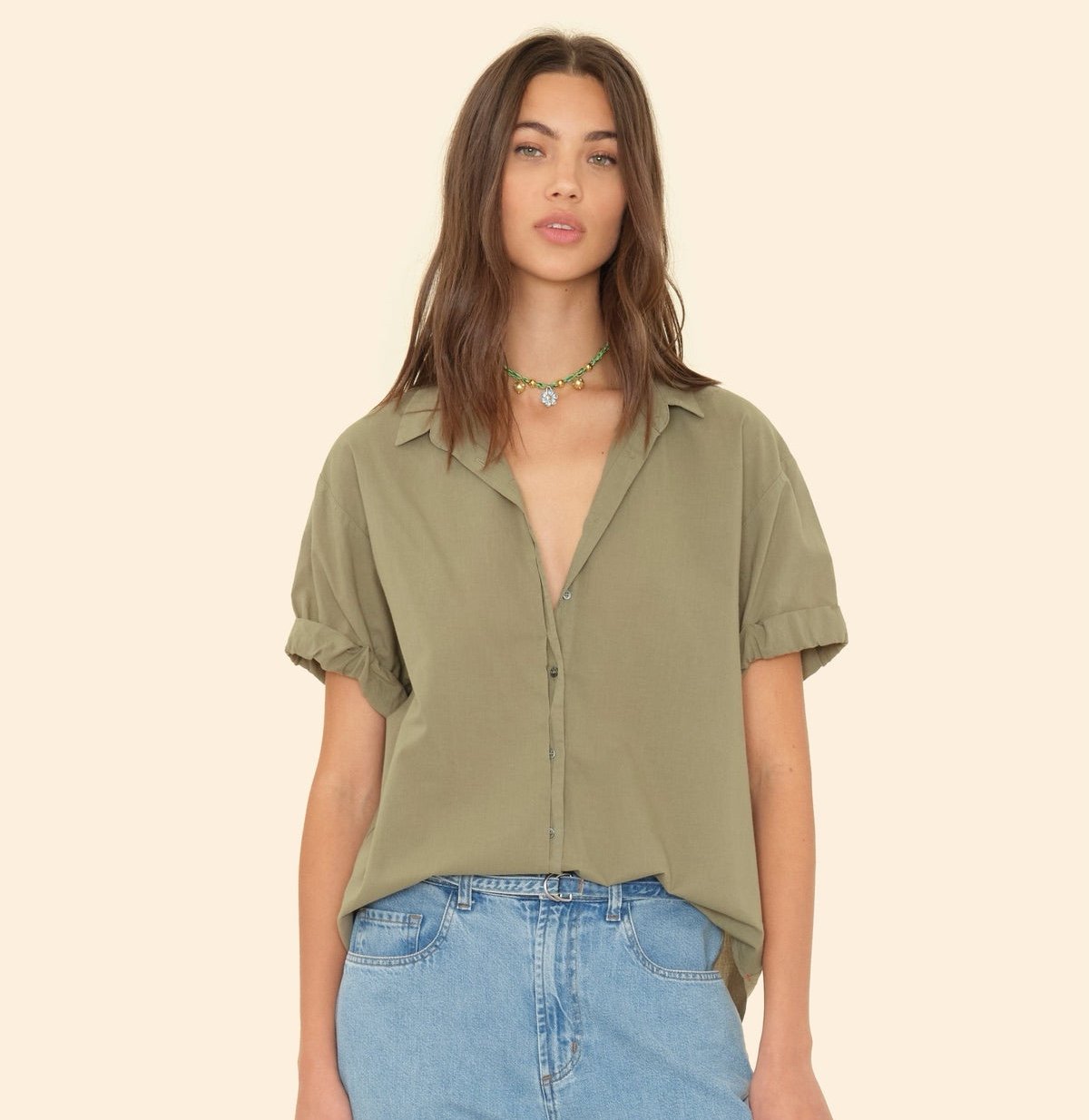 Xirena Dark Seagrass Channing Shirt