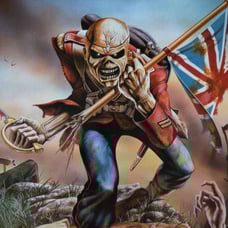 Iron maiden the trooper poster