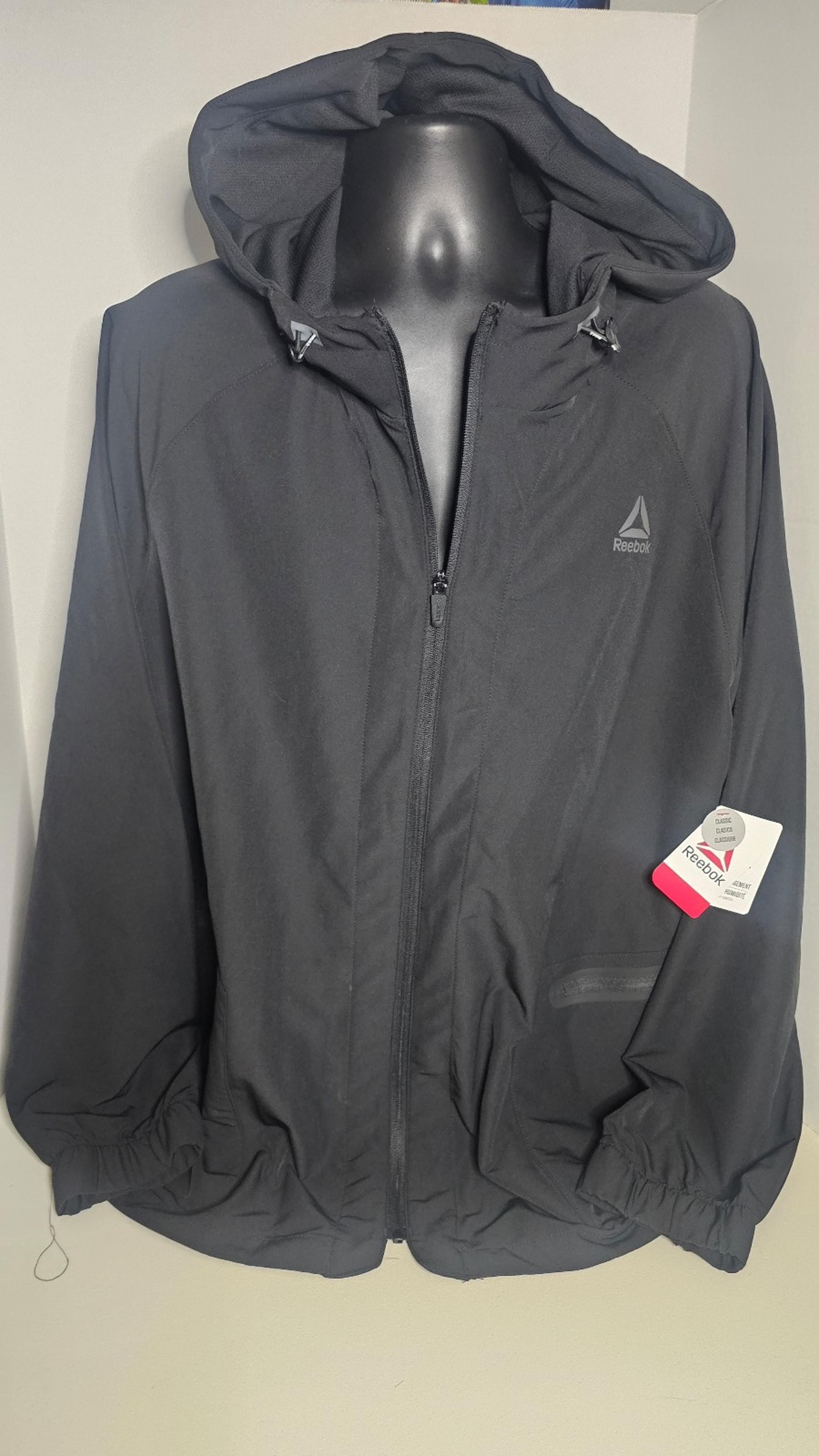 Reebok Infinity Active Performance Black Jacket Mens 3XL