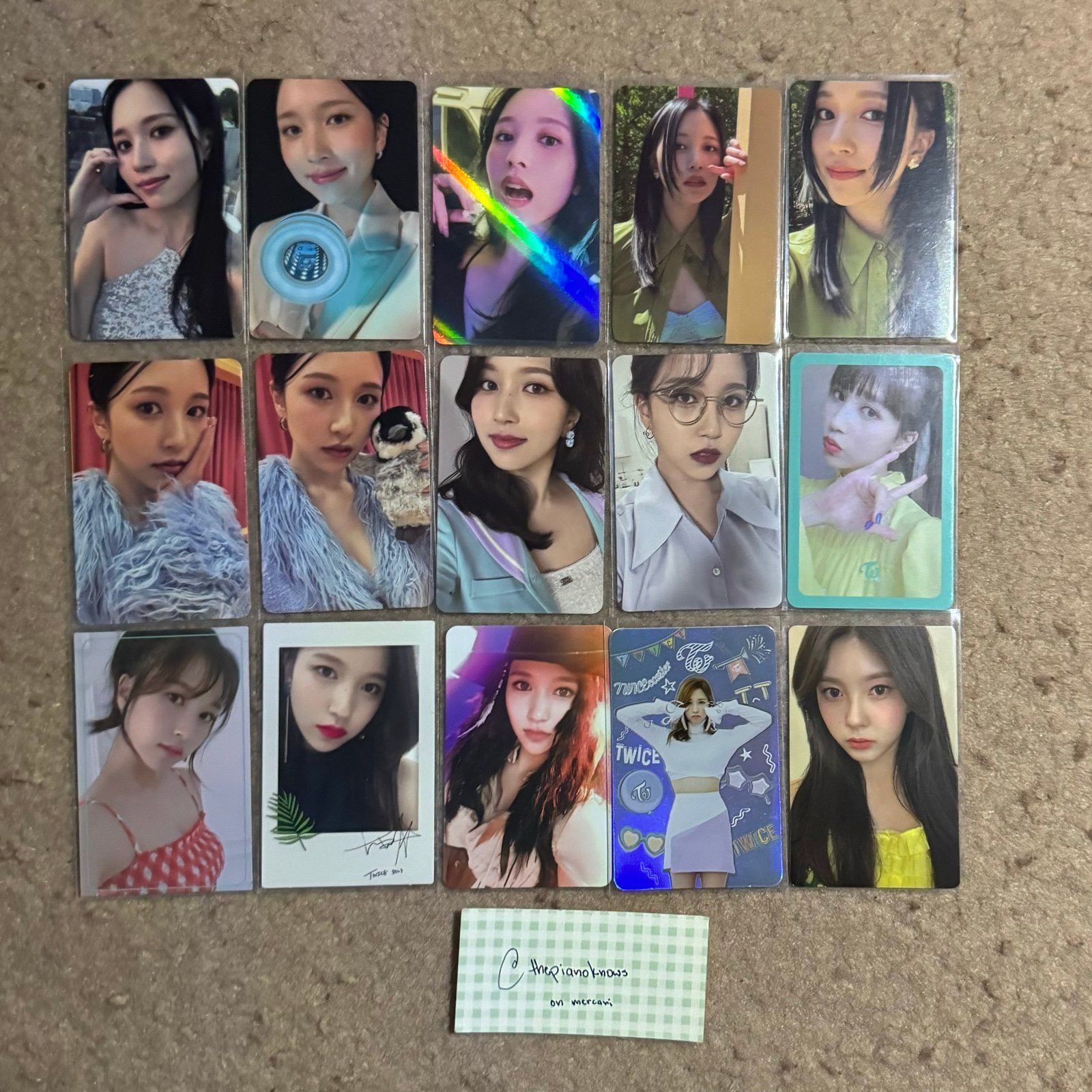 mina photocard set