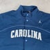 VTG Air Jordan North Carolina Tar Heels Shooting Shirt 2XL Blue Warm Up Nike