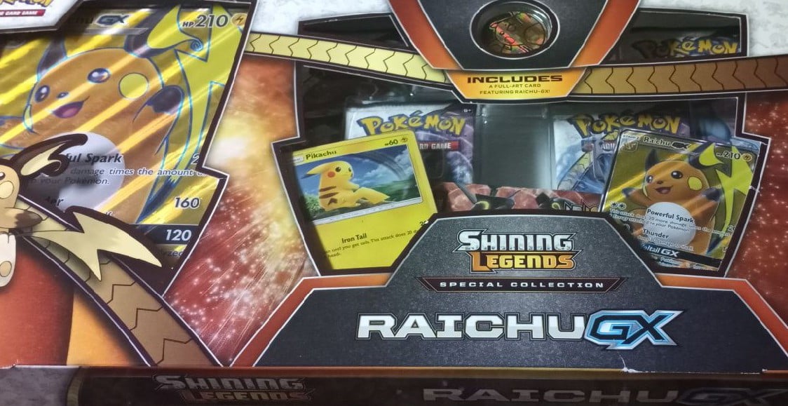 Pokemon Raichu GX Shining Legends Speci