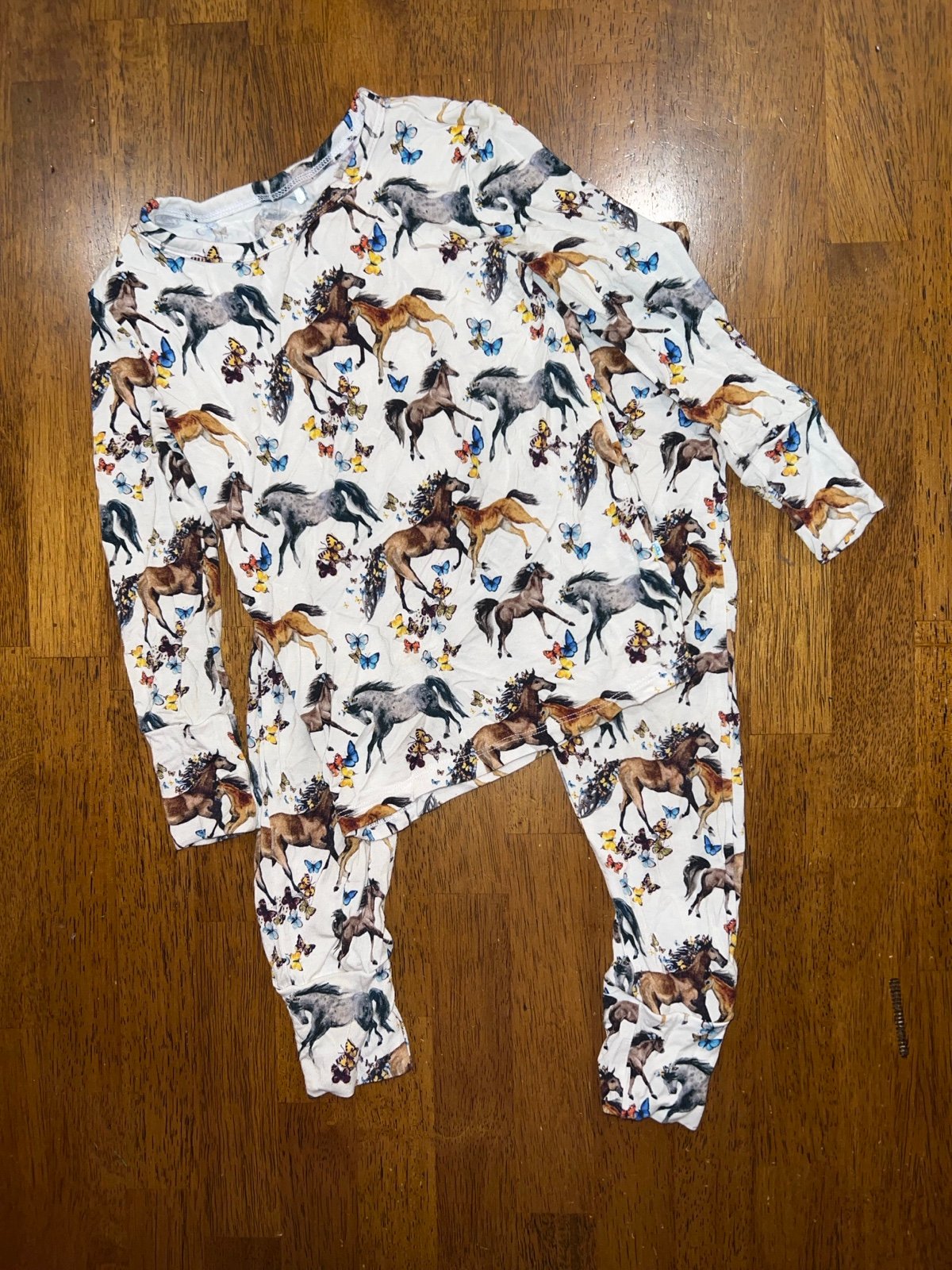 Posh Peanut Claire kids long sleeve pajamas size 3t-4t