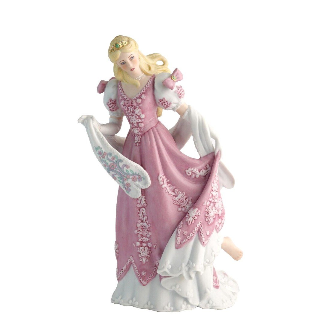 Lenox 1989 The Legendary Princesses Cinderella Figurine Pink Porcelain Lady