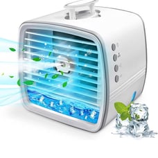 Portable Air Conditioner, Personal Air Cooler Mini Evaporative Fan, Small Space