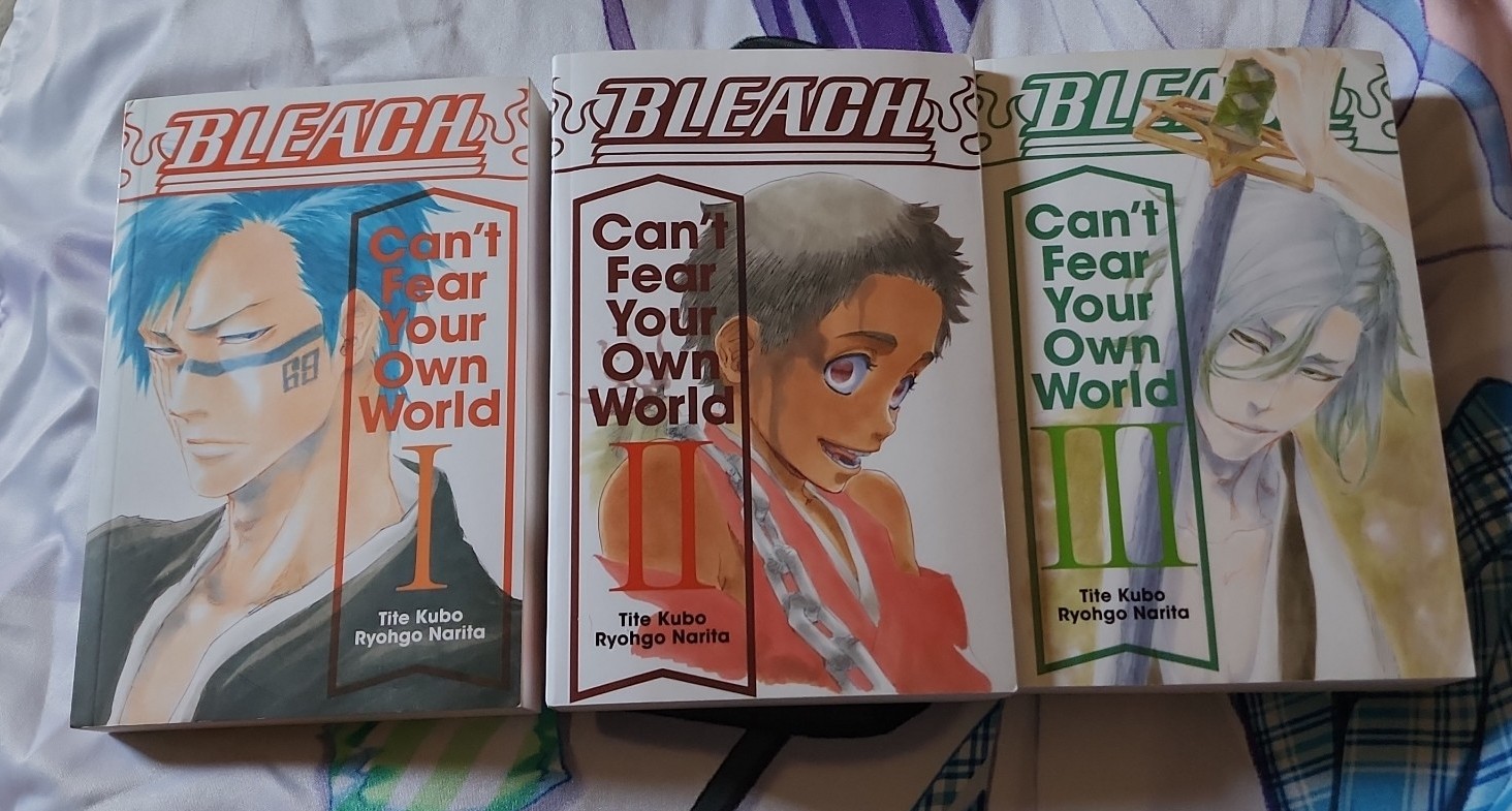 BLEACH CFYOW LIGHT NOVELS 1,2,3
