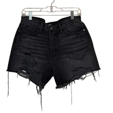 GRLFRND Jourdan Tomboy Short Debauched Cotton Black Size 29/10