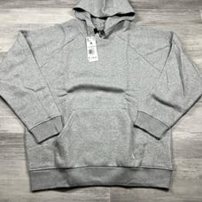 Adidas Women's Size Medium All SZN Fleece Boyfriend Hoodie Grey Heather HN4207