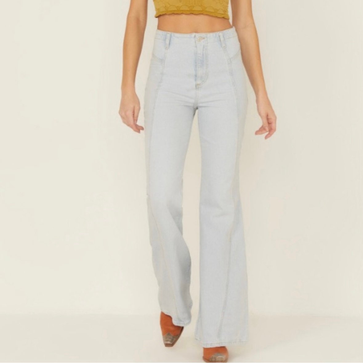 New We The Free Florence Flare Jeans Size 30