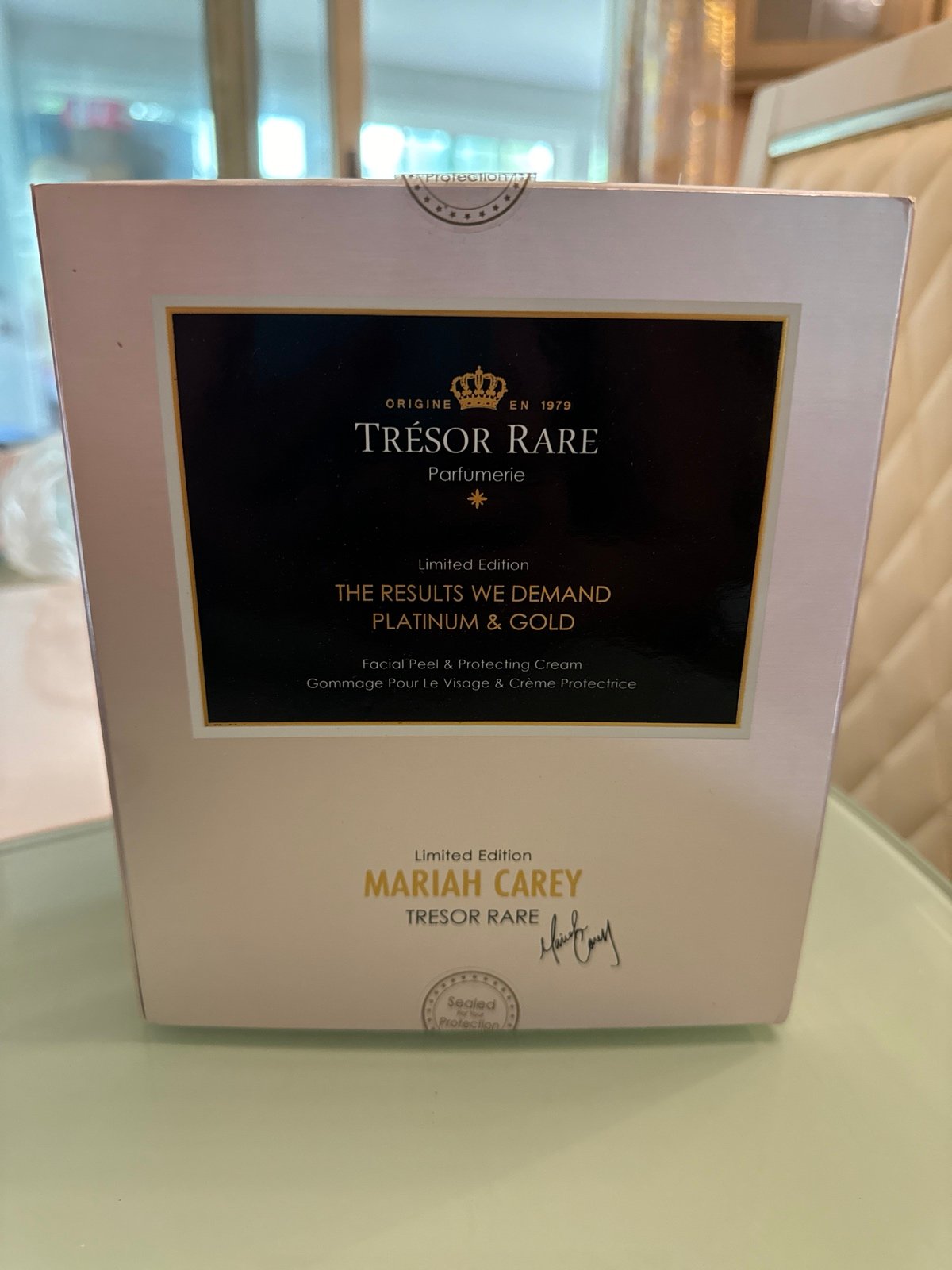 Tresor Rare by Mariah Carey Limited Edition Facial Peel & Protecting Cream NEW