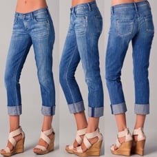 Citizens of Humanity Cuffed Dani Crop Jeans 28