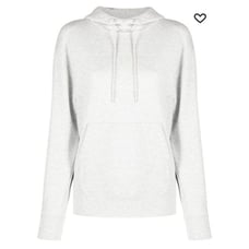 Vince drawstring 10% cotton hoodie in Grey Size Large