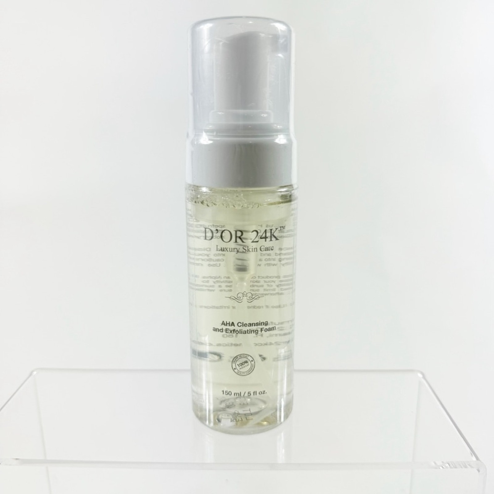 132. D’or 24k Luxury Skin Care | AHA Cleansing and Exfoliating Foam NEW & SEALED