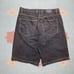 Vintage 90s y2k baggy jeans shorts jorts kikwear black wide leg rave skater 36