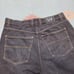 Vintage 90s y2k baggy jeans shorts jorts kikwear black wide leg rave skater 36