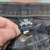 Vintage 90s y2k baggy jeans shorts jorts kikwear black wide leg rave skater 36
