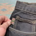 Vintage 90s y2k baggy jeans shorts jorts kikwear black wide leg rave skater 36