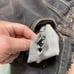 Vintage 90s y2k baggy jeans shorts jorts kikwear black wide leg rave skater 36